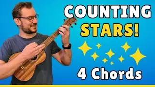 Counting Stars! EASY Ukulele Chord Tutorial for Beginners