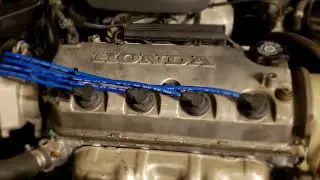 1997-00 Honda Civic DIY Spark Plug Wire replacement NGK!