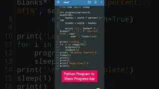 Progress bar in Python - Python tips 