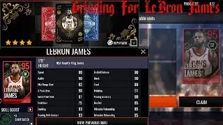 Grinding for Royalty LeBron just need Wizards (NBA Live Mobile)