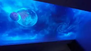 3D потолок белый, Звездное небо (днём обычный белый потолок!) краски невидимые!!!