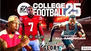 Road To Glory PT2: Track star, turn College football superstar. #roadtoglory #ncaa25 #trackandfield
