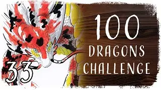 100 Dragons Challenge - 33 | Koi Fish Dragon
