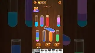 Sort Em All Water Puzzle Level 34 Solution