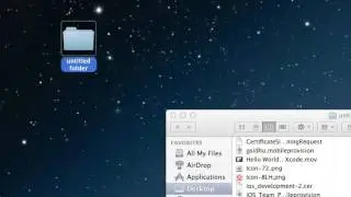 How to create a new folder in MAC