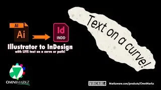 Text on a curve - Illustrator to InDesign conversion