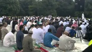 Eid al Fitr Khutbah - Eid in Walverden Park Nelson, 8th August 2013