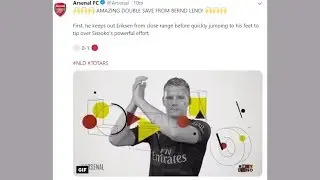 Fans React to Incredible Double Save from Bernd Leno