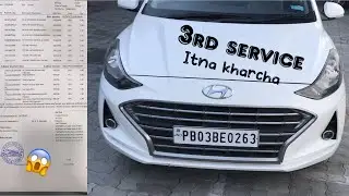 Hyundai nios 3rd service cost? || Itna kharcha 😱#nios #hyundai
