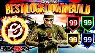 *NEW* BEST LOCKDOWN BUILD IS THE BEST BUILD IN NBA 2K24! GAMEBREAKING BEST BUILD IN NBA 2K24!