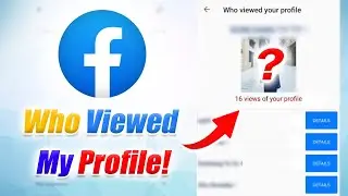 How To See Who Viewed My Facebook Profile 2023 | Who Visited My Profile (New Update) #whoviewed