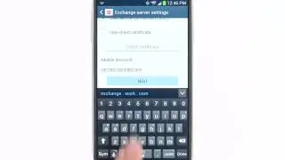 How To Setup Email - Samsung Galaxy S4