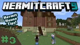 HermitCraft 9 ep 3: Home improvement tips! Dragon fight! First flights!