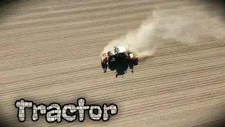 Tractor from the air