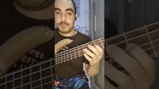 Frase em Mi menor usando a pentatonica