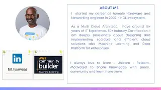 MLOPS with Sagemaker   Presenter Introduction