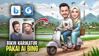How to Make a Caricature Image (Own Face) with AI Bing - AI Bing Tutorial