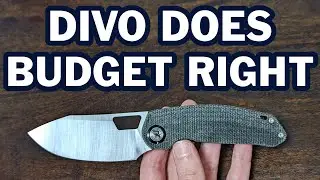 Divo Knives Growler Prototype - Small Details Review & Disassembly - Budget EDC Knife Micarta