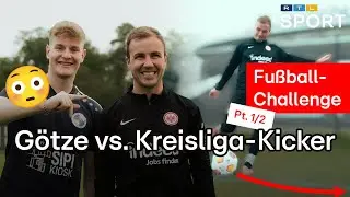 Wer hätte DAMIT gerechnet? Weltmeister vs. Kreisliga D: Fußballchallenge mit Mario Götze (Teil 1)