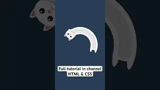 Cute cat loading #shorts #cat #html #css