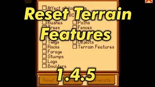 Stardew Valley Mod •|• Reset Terrain Features Mod (2022)