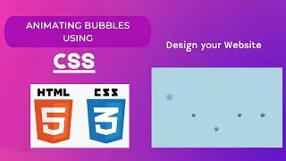 Animating Website Using Bubbles | Design your Website | 
