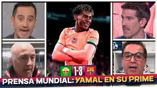 Elche 1 - 3 Barcelona, la prensa mundial lo confirma: Yamal está en su prime