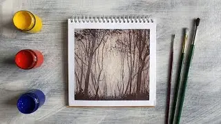 Рисуем деревья в лесу