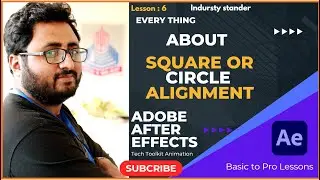 After Effects Alignment square or circle  Basics to Pro in Urdu | Hindi