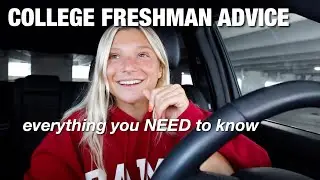 things I wish I knew before college | real freshman advice