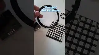 niopixal RGB led boards #neopixel #led #ledlights #pcb