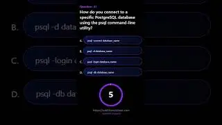 How do you connect to a specific PostgreSQL database using the psql command line utility