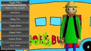 Baldi's Basics Field Trip Demo Mod Menu Update Gameplay | Speed Mega Fire Add Stick Spawn Baldi