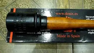 Муляж немецкой ручной гранаты м24, Stielhandgranate M-24 grenade, Germany 1915, Denix 737