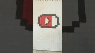 рисую значок ютуба разноцветный