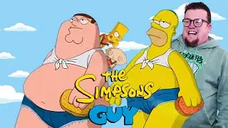 First Time Watching The Family Guy & Simpsons Crossover! - Clem Campbell
