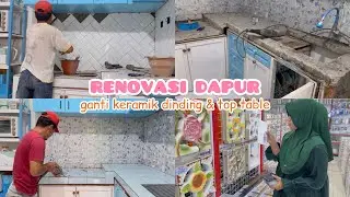 KITCHEN RENOVATION!! REPLACE WALL CERAMIC AND KITCHEN COUNTERTOP GRANITE