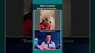 BEST Response When Someone Brings Up Evolution #shorts
