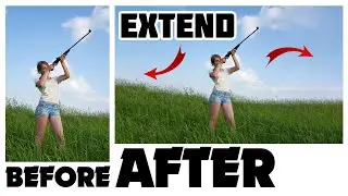 How to Extend Background Photo | Photoshop Tutorial