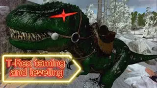 Taming a MAX LEVEL T-Rex | Ark mobile | Cyniyd