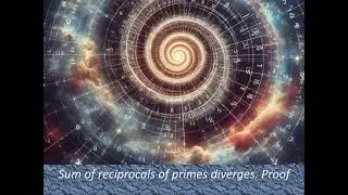 Sum of reciprocals of primes diverges  Proof