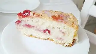 Домашний бисквитный тортик с кремом