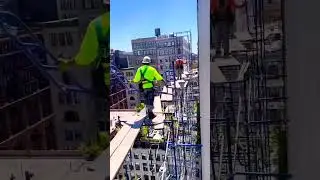 DANGEROUS SCAFFOLDING JOB! | REALMAN ⚠⛓ #scaffolding #scaffold