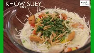 Vegetarian Khow Suey | How To Make Burmese Khow Suey Recipe | Burmese Cuisine | Simply Jain