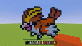 Minecraft Pixel Art Tutorial - Pidgeot (Pokémon)