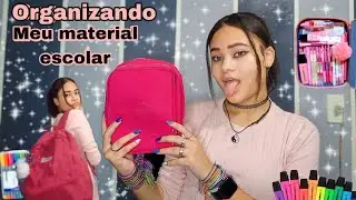 ORGANIZANDO MEU MATERIAL ESCOLAR 2024📚✨️ #escolar #materialescolar #materialescolar2024 #2024