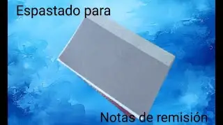 Que fácil se hace un espantado para notas de remisión