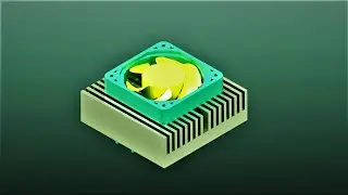 AutoCAD | HeatSink and Fan | Timelapse 3D