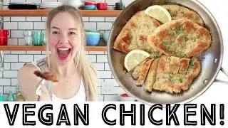 VEGAN CHICKEN! - Easy recipe from scratch - 8 ingredients