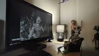 boney is even scared of old scary movies